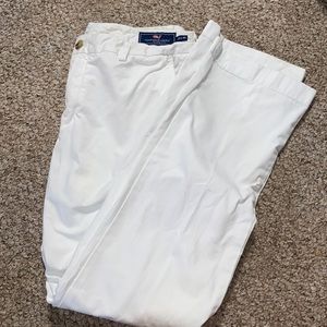 Vineyard vine white khaki pants